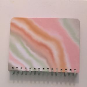 Spiral Notepad Journal with Stickers and Elastic Marker